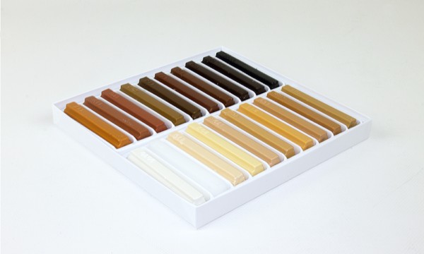 Soft Wax, Wood Tone Assortment 780, 20 x 8 cm