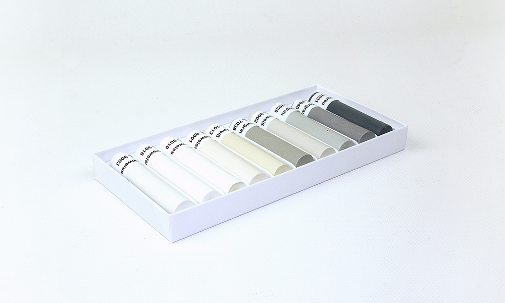 Quick Filler, Series 750, White/Grey Tones, 10 x 8 cm