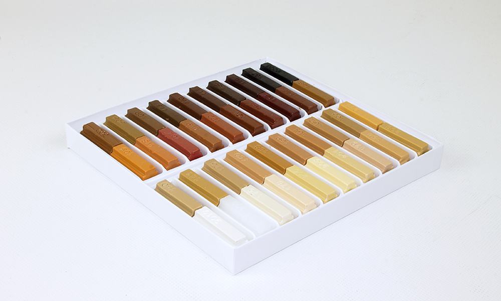 Soft Wax, Wood Tone Assortment 130, 40 x 4 cm