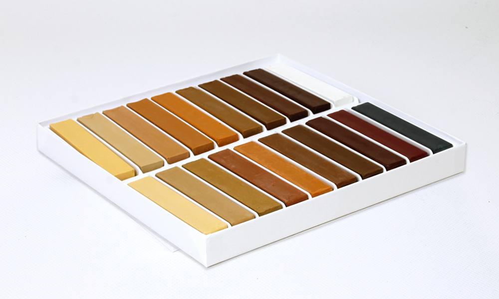 Hard Wax, Wood Tone Assortment 180, 20 x 8 cm