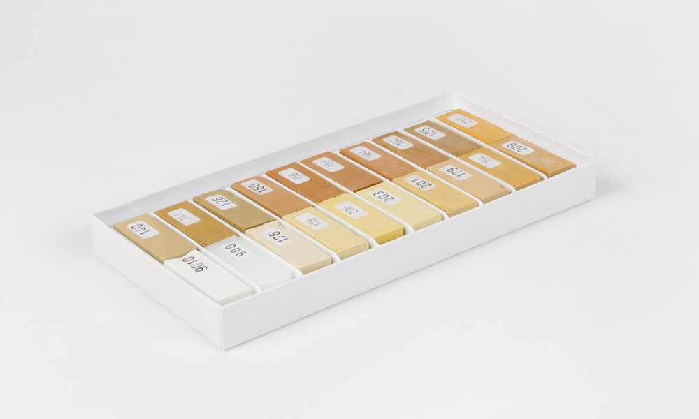 Hard Wax PLUS, Light Wood Tone Assortment 73A, 20 x 4 cm