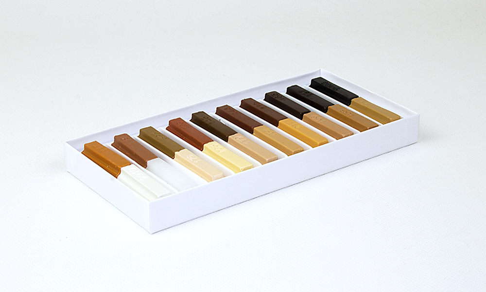 Soft Wax, Wood Tone Assortment 720, 20 x 4 cm 