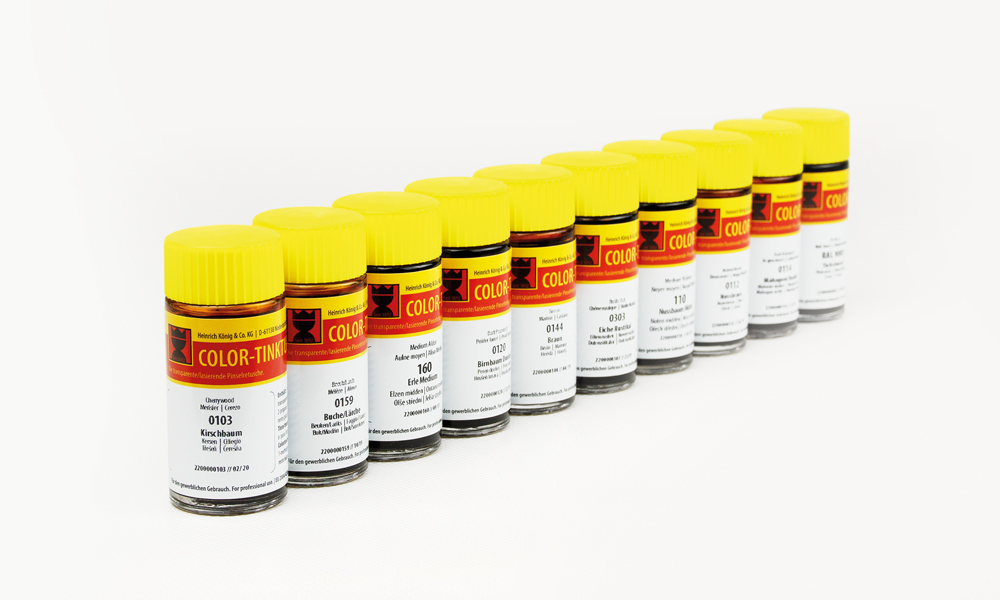 Touch-Up Dye, Series 715, Wood Tones (10 bottles)