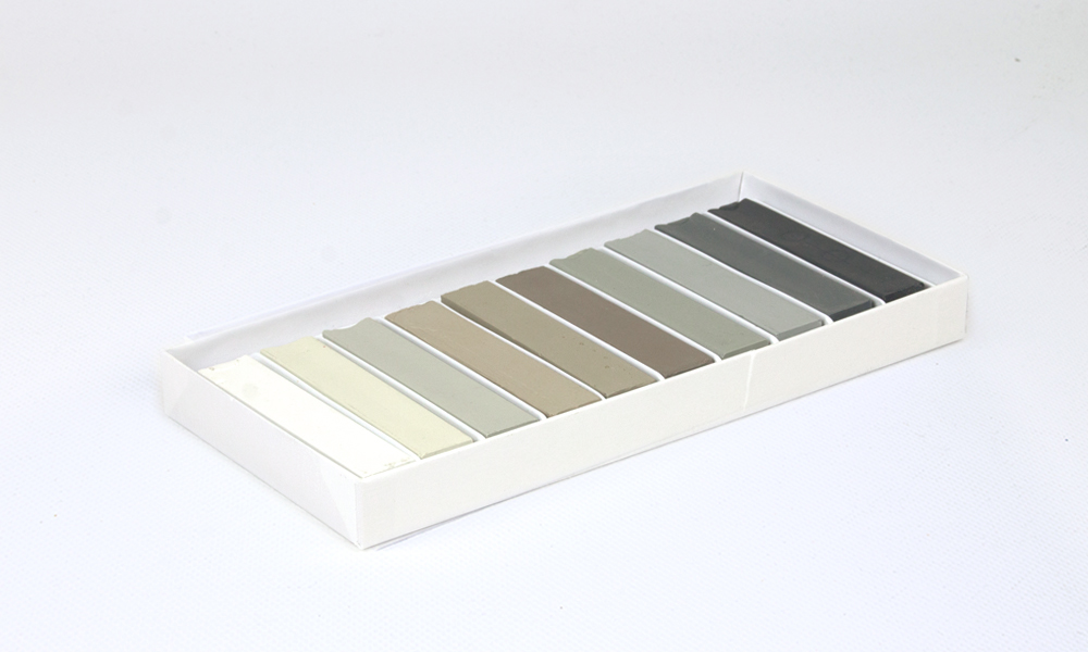 Hard Wax, Grey Assortment 171, 10 x 8 cm