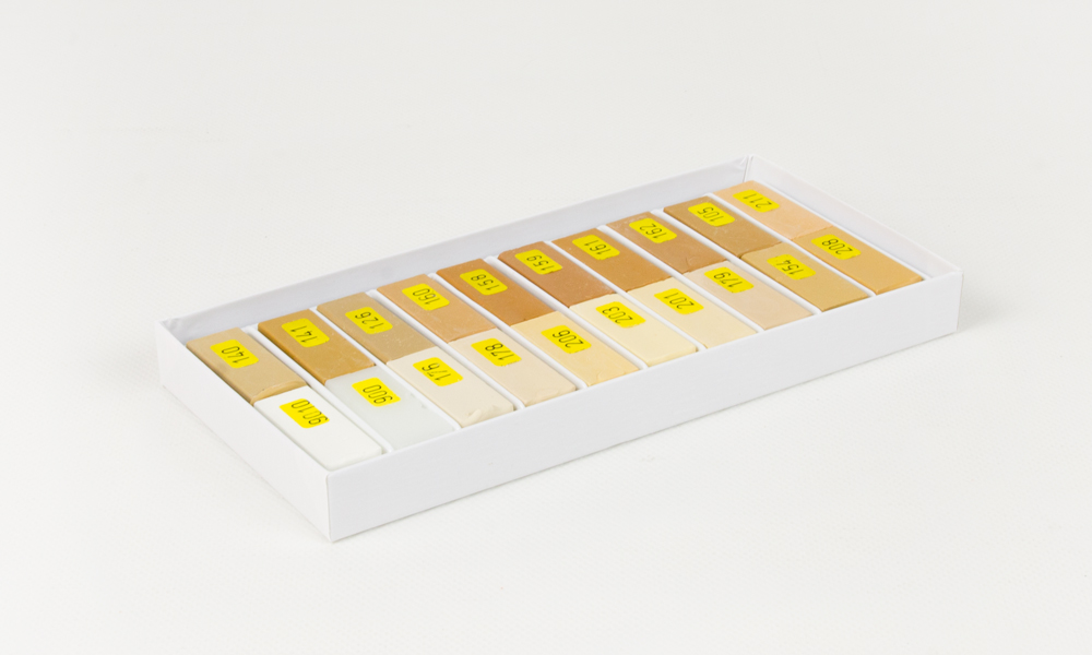 Hard Wax, Light Wood Tone Assortment 73A, 20 x 4 cm
